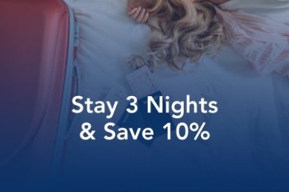 Stay 3 Nights & Save 10%
