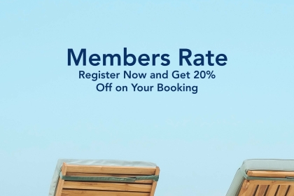 Register Now and Get 20% off Your Booking