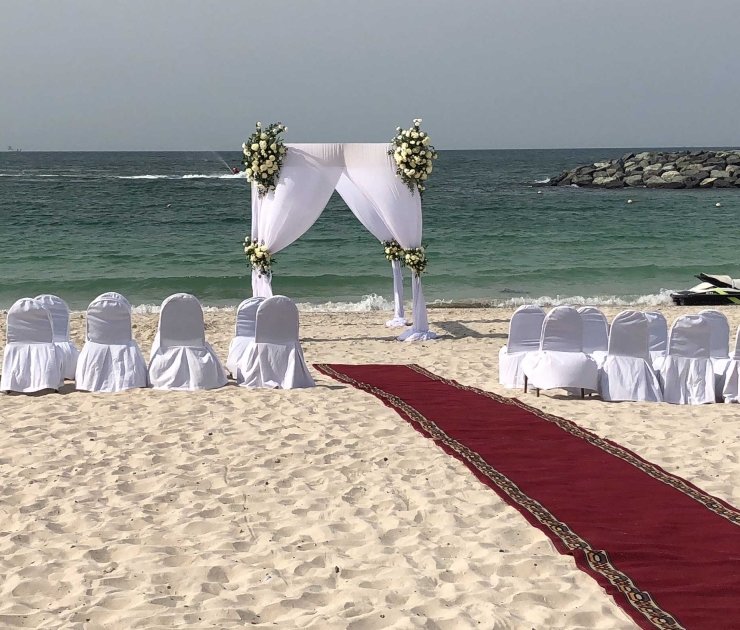 outdoor weddings Coral Beach Resort Sharjah